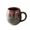 GobekUsa Gradient Glaze Ceramic Coffee Mug, 480ml Retro Japanese Style Cup
