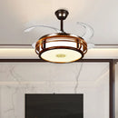 GobekUsa LED Fan Lights with Remote Control, Modern Eco-Friendly Design, Sustainable Metal Body