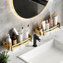 GobekUsa Aluminum Bathroom Corner Shelf - Wall Mounted Shower Storage Holder
