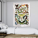 GobekUsa Butterfly Map Tapestry Wall Hanging: Bohemian Room Decor