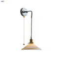 GobekUsa Ceramic LED Wall Sconce, Modern Nordic Style, Adjustable Wire, White Stair Light