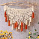 GobekUsa Cotton Macrame Tassel Wall Hanging Tapestry or Tablecloth
