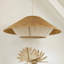 GobekUsa Handmade Hemp Rope Pendant Lamp for Dining Room Kitchen Cafe