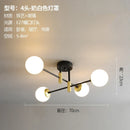 GobekUsa Glass Ball LED Chandelier Ceiling Light for Living Room and Kitchen