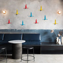 GobekUsa Bungee Jumper Wall Sculpture: Industrial Style Sporty Figurine for Living Room Decor