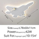 GobekUsa Kids Ceiling Lights Cartoon Boys Bedroom Creative Eye Protection LED Lighting