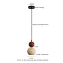 GobekUsa Creative Stone LED Pendant Light Yellow Travertine Nordic Minimalism Hanging Lamp