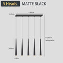 GobekUsa Black LED Ceiling Chandelier: Stylish Staircase Lighting for Home Decor & Living Room