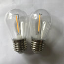 GobekUsa Dimmable LED Filament Bulb Warm White 2700K Shatterproof Waterproof IP44