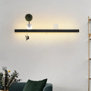 GobekUsa Acrylic LED Wall Lamps with Hooks for Bedroom Shelves & Background Wall Decor