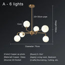 GobekUsa Copper Ceiling Chandelier for Home Decor Lighting