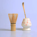 GobekUsa Japanese Bamboo Tea Ceremony Set Matcha Whisk Brush Grinder Tools