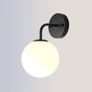 GobekUsa Brozen Black LED Glass Ball Wall Lights for Living Room Bedroom_BU