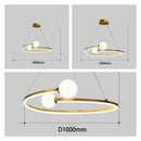 GobekUsa Iron LED Chandelier Light, Ideal for Living Room, Restaurant, Study, Kitchen, Garage