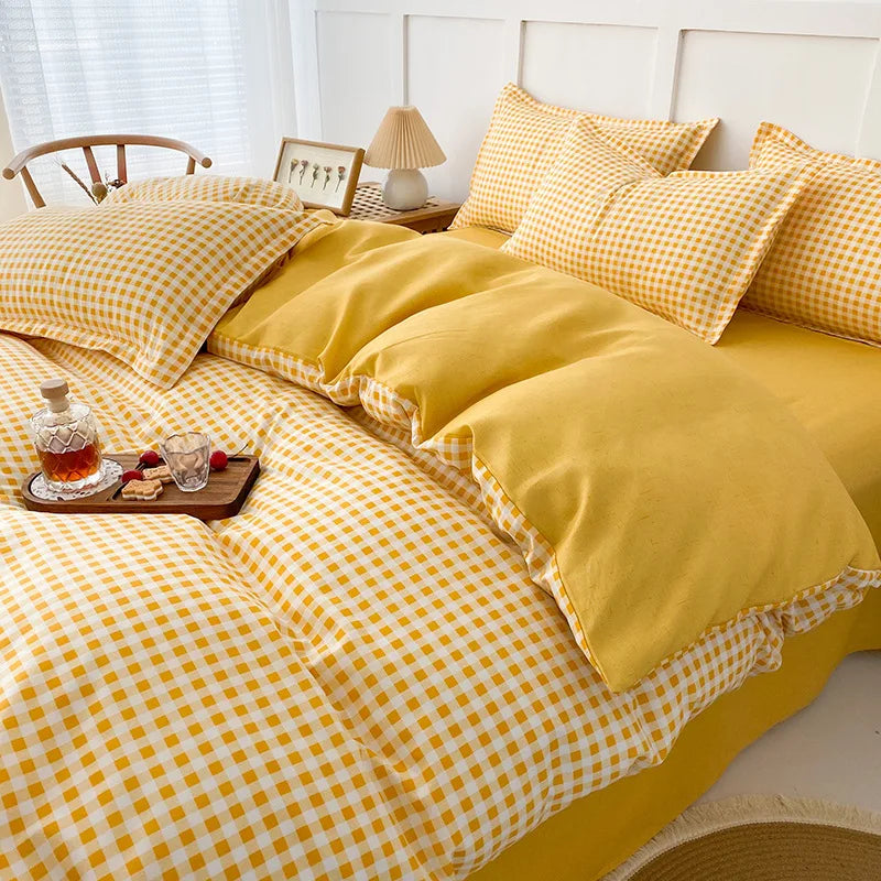 GobekUsa Lattice Plant Geometric Pattern Bedding Set with Sheet Pillows, photo 24 of 30