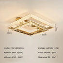GobekUsa Crystal LED Ceiling Chandelier: Smart Dimmable Bedroom Lighting Fixture