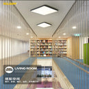 GobekUsa LED Ceiling Lights for Living Room Bedroom - Ultra-thin 5cm Iron Square Round Black/White