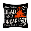 GobekUsa Halloween Linen Cushion Cover for Living Room Decor and Sofa - Trick or Treat