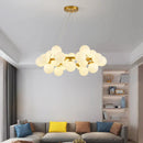 GobekUsa Glass Ball Chandelier for Living Room - Modern Nordic Kitchen Island Ceiling Light