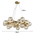 GobekUsa Glass Ball LED Pendant Lights for Home Decor and Luminaires