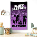 GobekUsa Black Sabbath Metal Band Rock Music Wall Tapestry