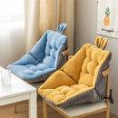 GobekUsa Cartoon Velvet Chair Cushion with Back Support