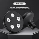 GobekUsa Black High Pressure Mini Rainshower Shower Head for Water-saving Bath Experience