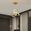Nordic Metal LED Pendant Light in Black or Gold