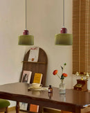 Vintage Stained Glass Mini Pendant Light