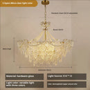 GobekUsa Crystal Chandelier Light: French Modern Luxury for Living Room, Dining Room, Bedroom