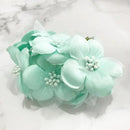 GobekUsa Blue Flower Stamen Berries Bundle for DIY Wedding Cake Decor