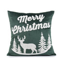 GobekUsa Embroidered Christmas Pillow Cover Set