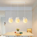 GobekUsa LED Rabbit Chandelier Pendant Light for Home Decoration Living Room Bedroom