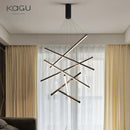 GobekUsa LED Chandelier: Modern Luster Lighting for Stair Hall Bedroom Room Duplex Building