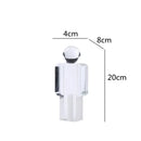 GobekUsa Crystal Man Statue Glass Figure Sculpture Home Decor Ornaments