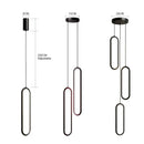 GobekUsa LED Chandelier: Modern Living Room Dining Room Pendant Lights for Home Decor
