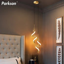 GobekUsa LED Pendant Light for Bedroom Dining Room Bedside Decorative Hanging Lamp