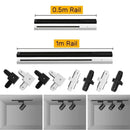 GobekUsa Aluminum Track Rail LED Ceiling Spotlight Linear Track Lighting System.