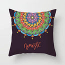 GobekUsa Geometric Square Pillowcase Ethnic Retro Sofa Pillow Cover 45x45cm Home Decor