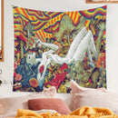 GobekUsa Bohemian Tapestry Ins Wall Hanging Psychedelic Decor for Bedroom