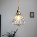 GobekUsa Diamond Amber Glass LED Pendant Lights - Nordic Modern Hanging Lamp