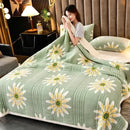 GobekUsa Cozy Milk Velvet Blanket - 3 Layer Warmth & Fluffy Weighted Blanket