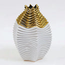 GobekUsa Fringe Geometry Ceramic Vase Wedding Home Decor Bouquet Flower Pot