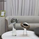 GobekUsa Geometric Crystal Star Desk Sculpture - Room Aesthetic Decor