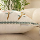 GobekUsa Chic Floral Geometric Cushion Cover - 45x45cm