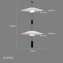 GobekUsa Circular Pendant Light: Modern Minimalist Hanging Lamp for Living Room, Dining, Bar