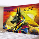 GobekUsa Egyptian Psychedelic Murals Tapestry Wall Hanging Hippie Bohemian Tarot Decor