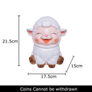 GobekUsa Little Lamb Child Savings Jar Piggy Bank Aesthetic Desk Ornament Sculpture