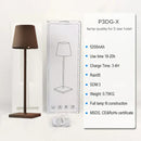 GobekUsa Crystal LED Rechargeable Table Lamp - Elegant Cordless Hotel Restaurant Bar Light