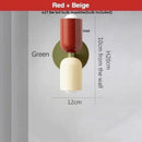 GobekUsa LED Wall Lights Colorful Iron Double Heads Modern Bedside Lamp
